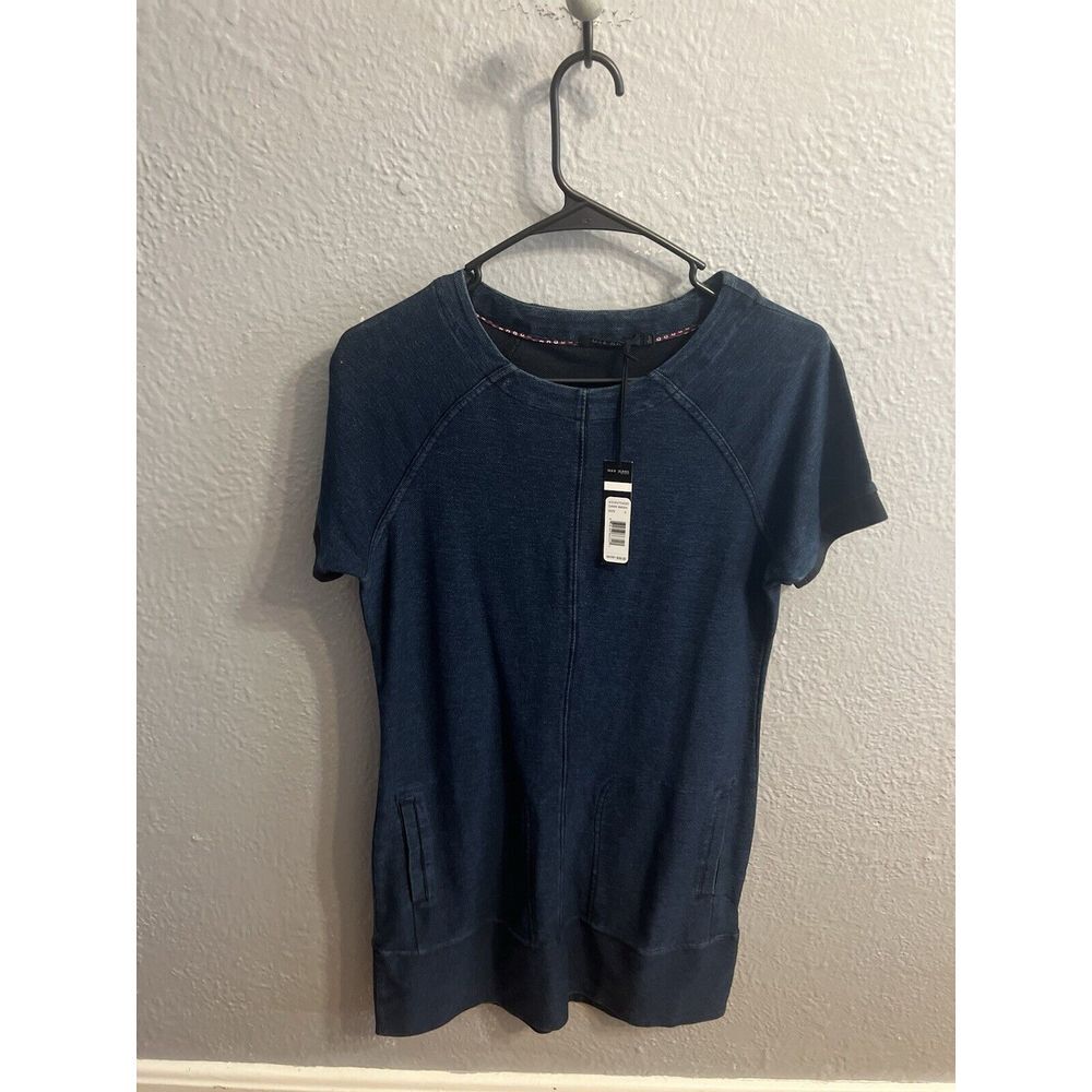 Max Jean Women's Blue Dress Size Small - Picture 3 of 8